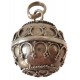 Pendant ball angel caller in sterling silver 6 cm diameter