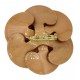 Broche camelia flor de resina
