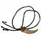 Wild horn leather necklace